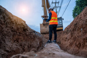 slit trenching trail pitting